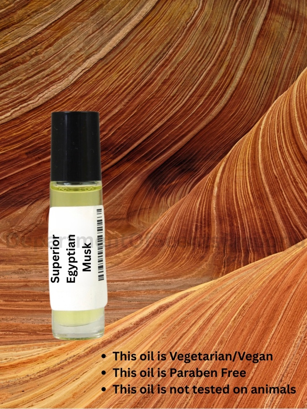 Superior Egyptian Musk 1/3 Glass Fragrance Oil